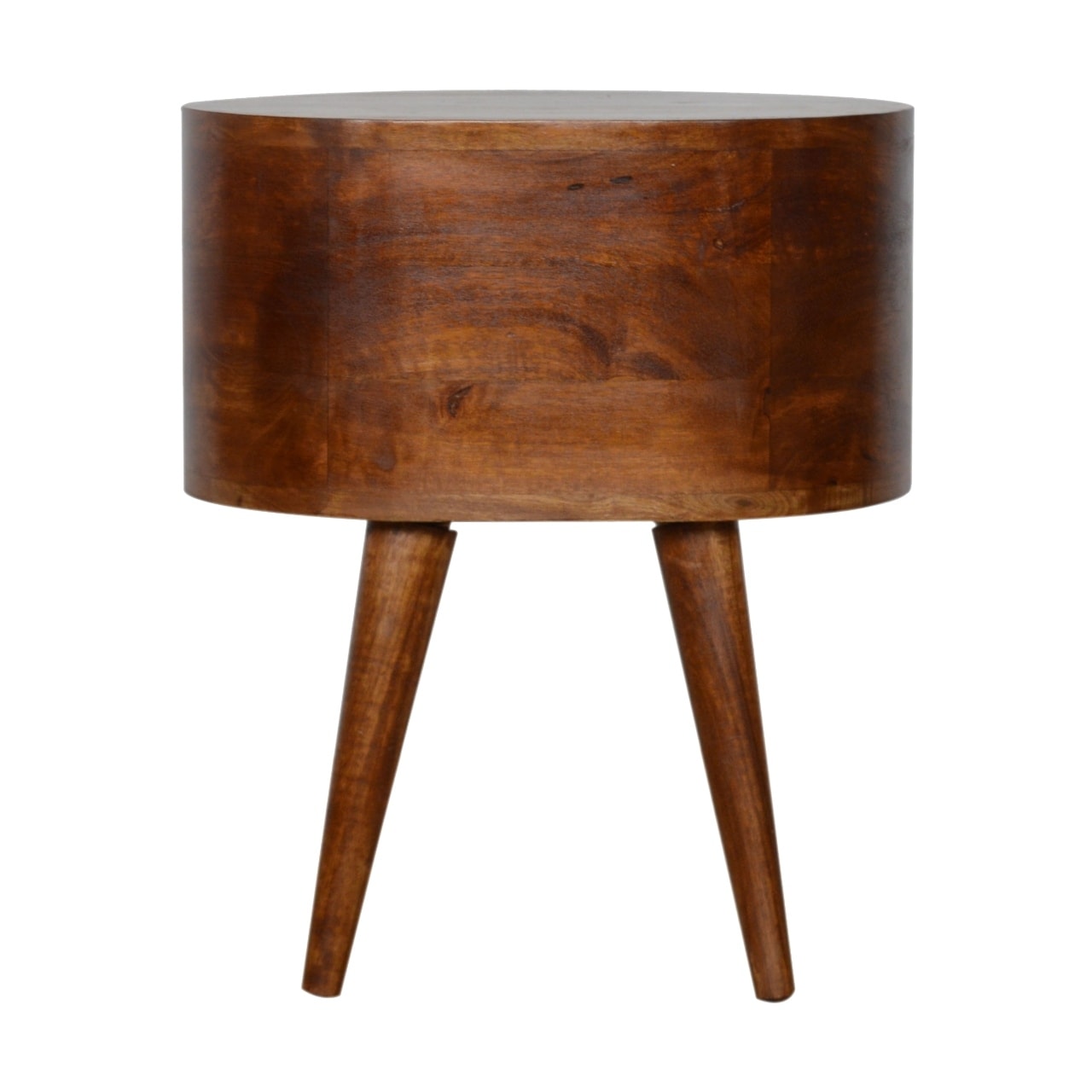 Artisan Furniture Solid Wood Chestnut Rounded Nightstand