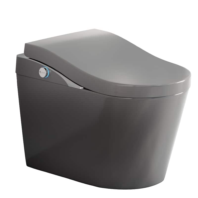 Smart Toilet with Bidet & Auto Flush - Grey