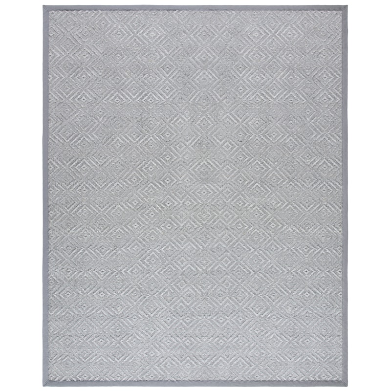 SAFAVIEH Handmade Natural Fiber Anabella Sisal Rug - 10' x 14' - Light Grey/Grey