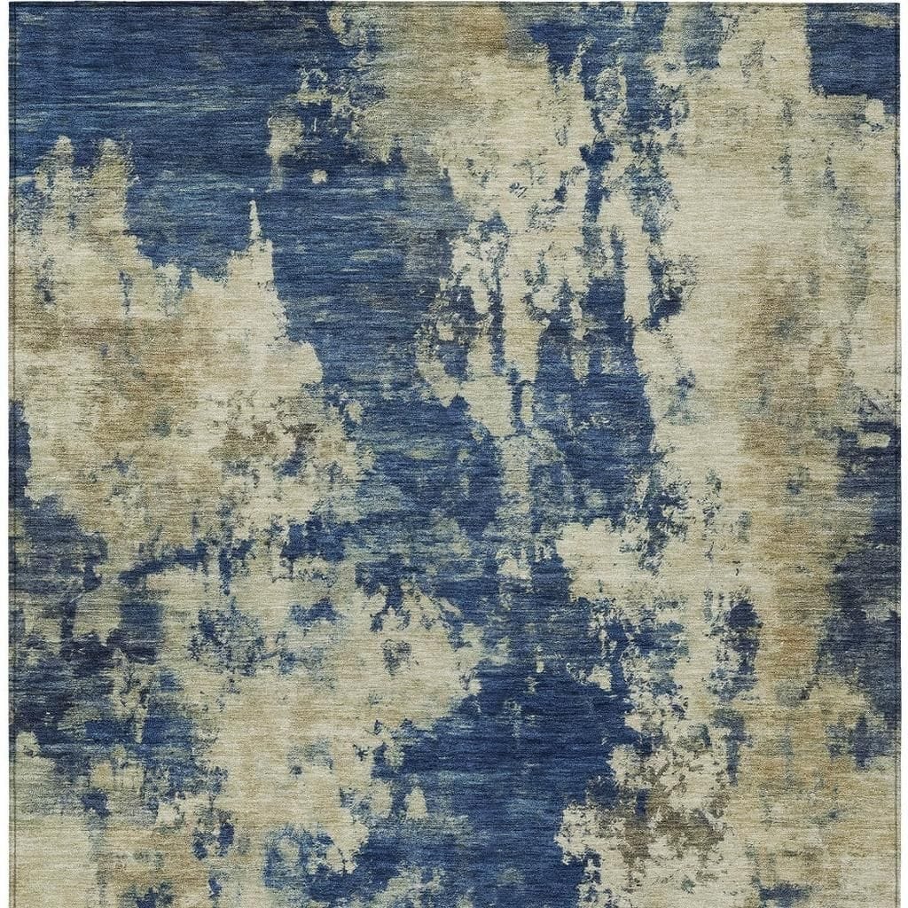 HomeRoots Abstract Transitional Rectangle Outdoor Rug