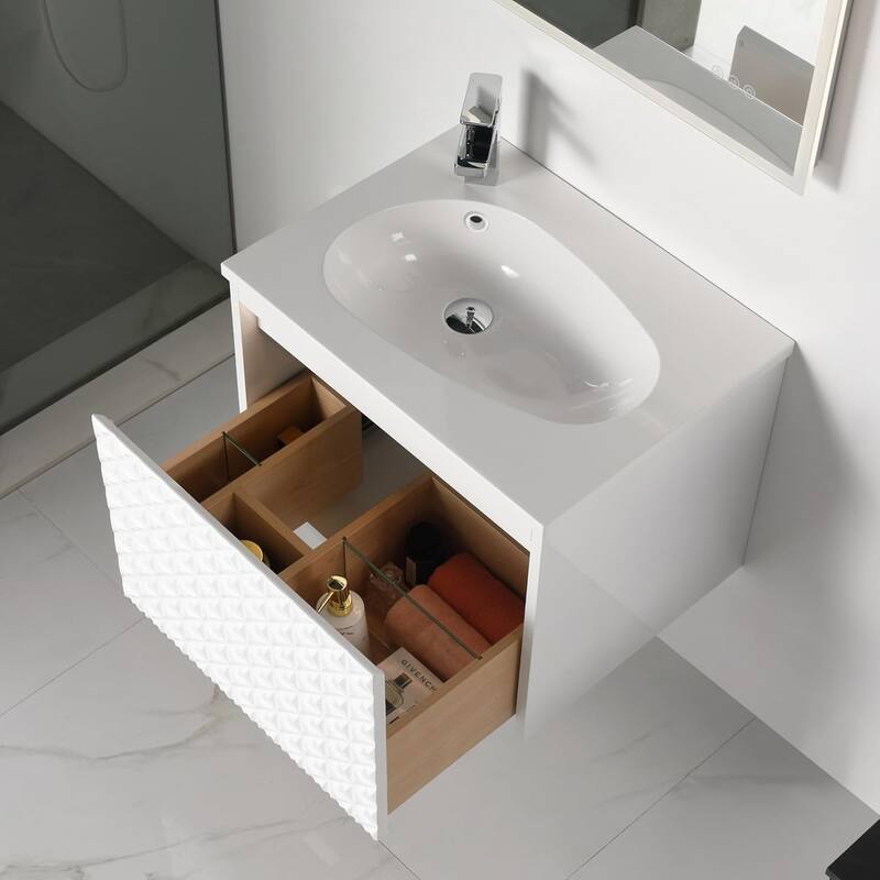 Blossom Wall Mounted Bathroom Vanity with Sink