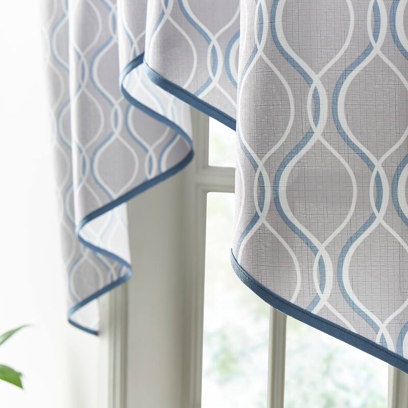 Curtainworks Morocco Swag, Valance, and Tier Pair Curtain Collection