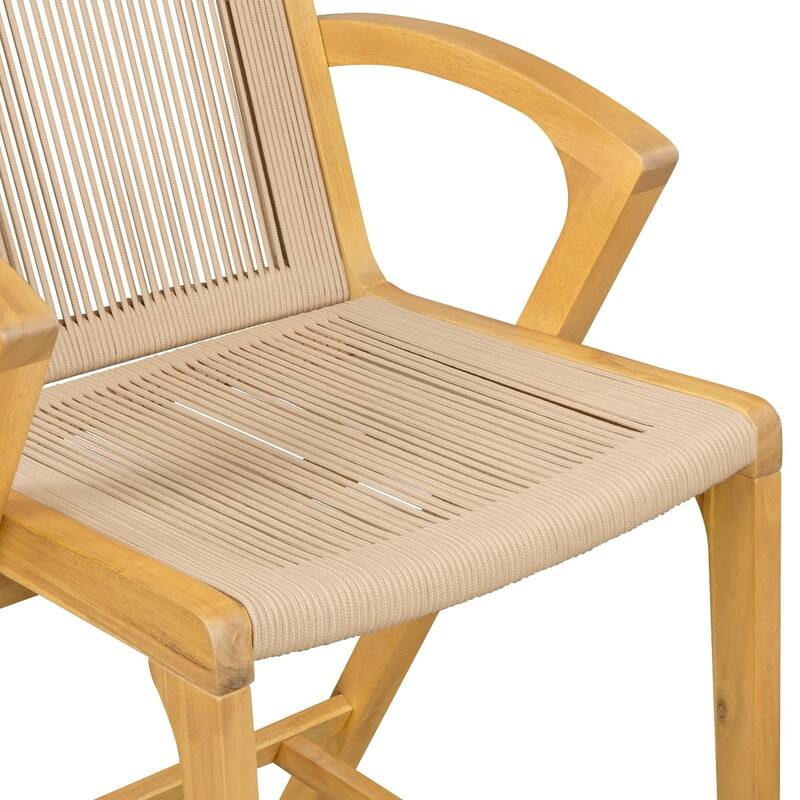 Luca Rope Counter Height Bar Stool