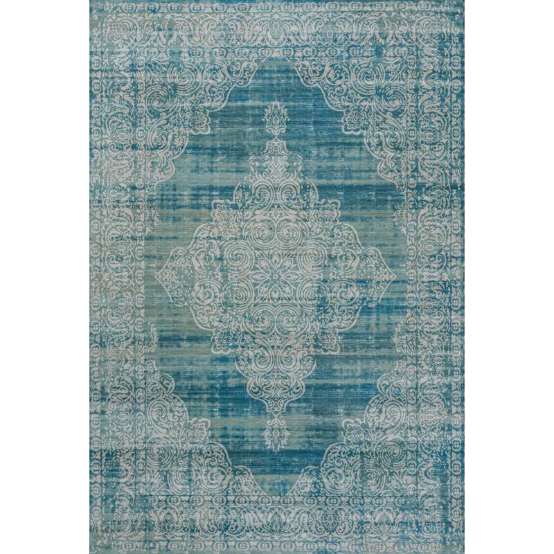 JONATHAN Y Asa Bohemian Medallion Machine Washable Area Rug