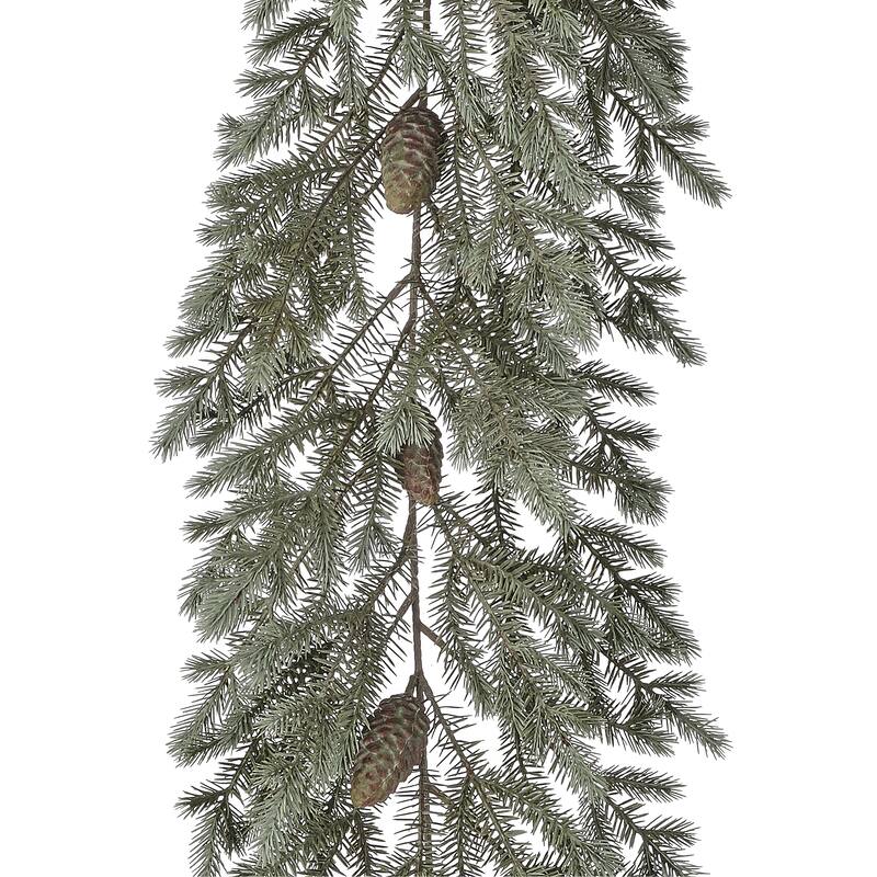 72" Wild Forest Spruce Garland With Pine Cone