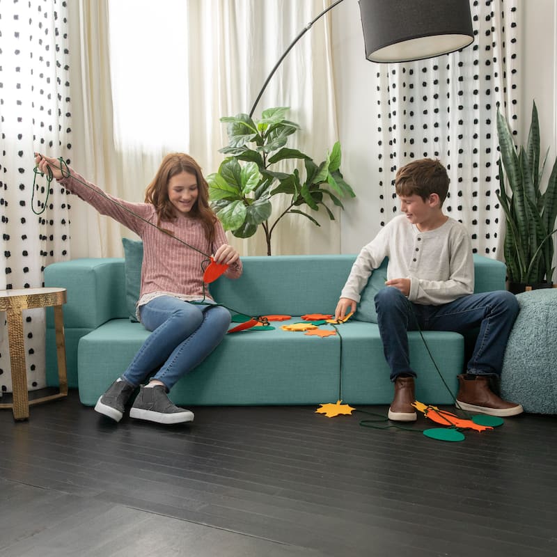 Zenzi Loveseat Twin - Convertible Couch / Twin Sleeper, Bru Smart
