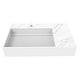 preview thumbnail 70 of 175, Juniper Stone Solid Surface Wall-mounted Vessel Sink 30" Left Basin - Marble