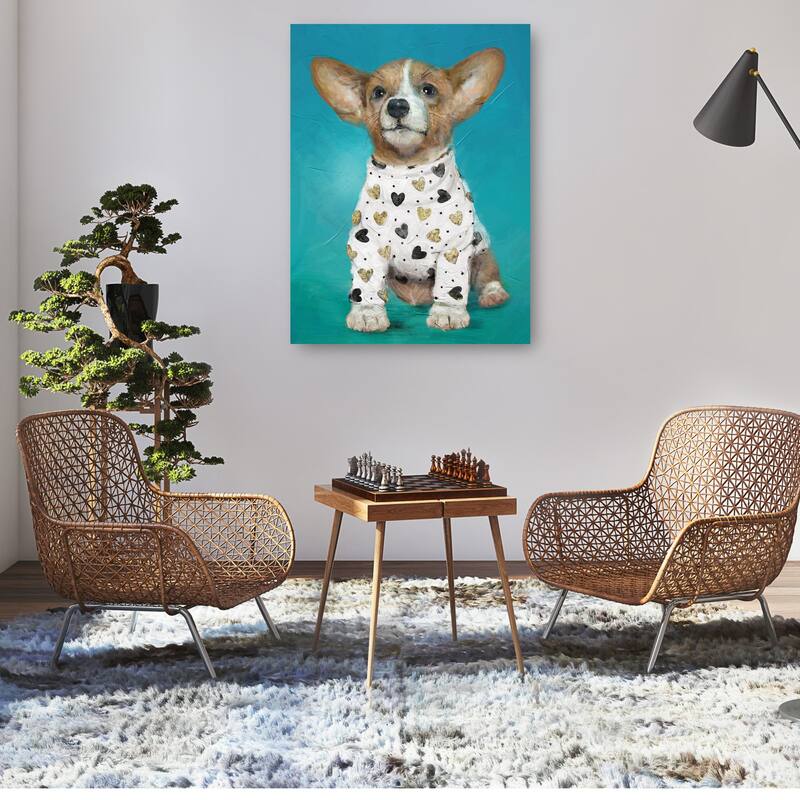 PJ Pups IV By Studio Arts Canvas Art Print