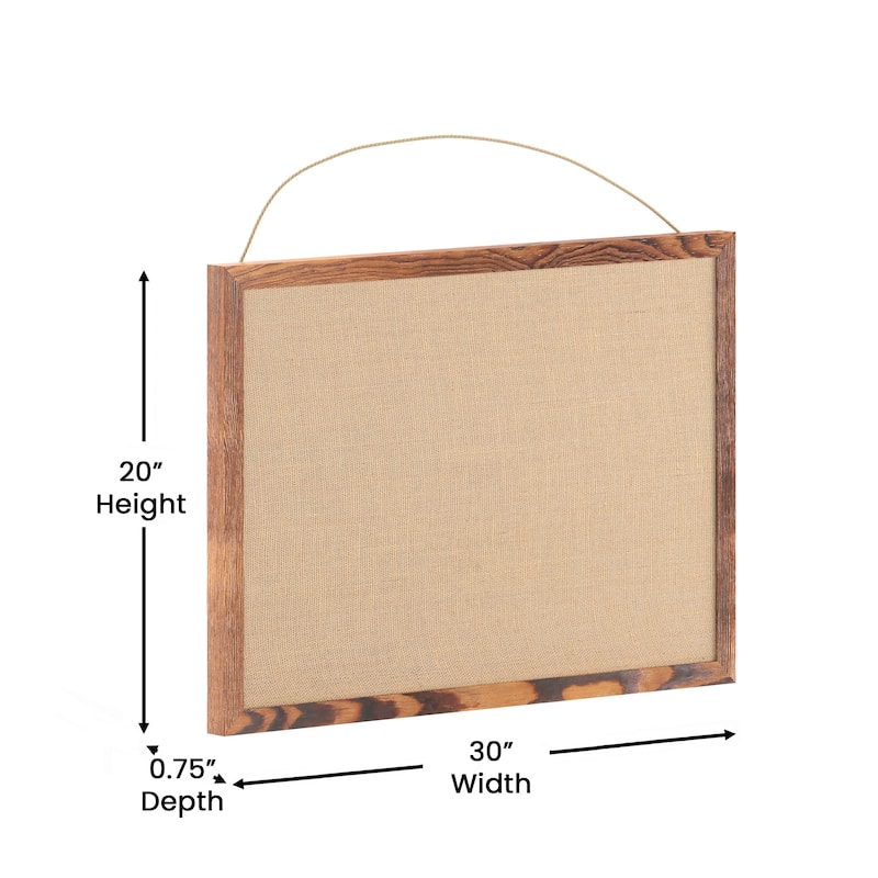 Commercial Wall Mount Linen Board with Wooden Push Pins
