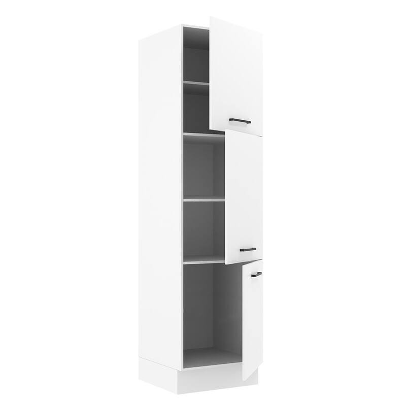 Madesa Hazel Pantry Kitchen Storage Cabinet 89 Inch Tall - White