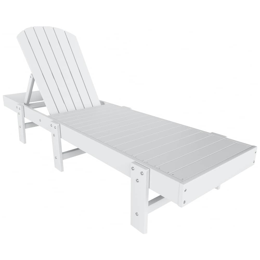 Altura Armless Poly Eco-Friendly All Weather Reclining Chaise Lounge