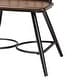preview thumbnail 5 of 7, Carbon Loft Rudolph Industrial Metal and Wood Dining Chairs (Set of 2)