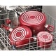 preview thumbnail 8 of 9, T-fal Essentials Non-Stick Cookware, 3 quart Saucepan, Red