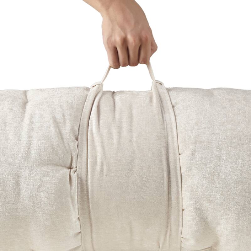 Intelligent Designs Arwen Poly Chenille Lounge Floor Pillow