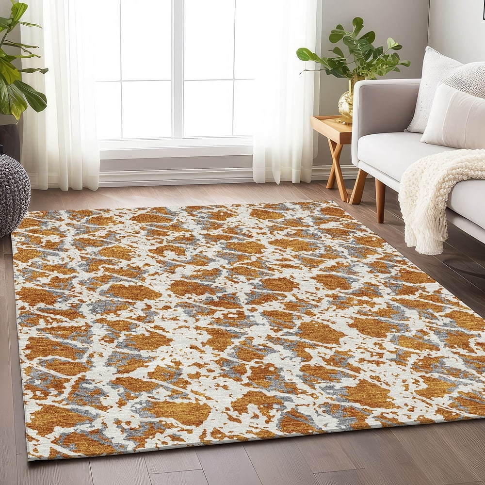 Premium Washable Super Soft Abstract Fusion Mayfield Rug