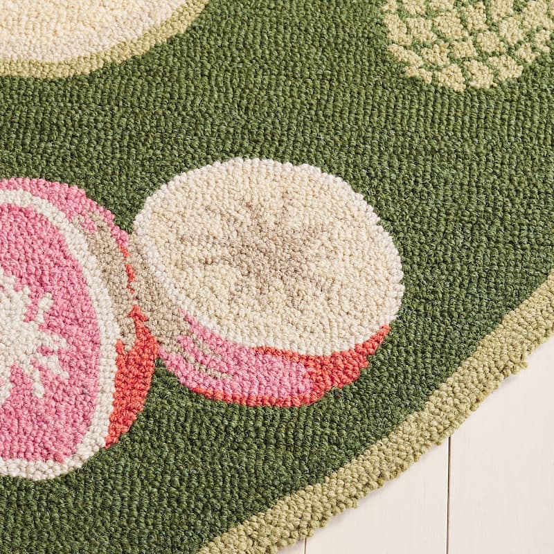 SAFAVIEH Handmade Chelsea Sefkije French Country Fruit Wool Rug