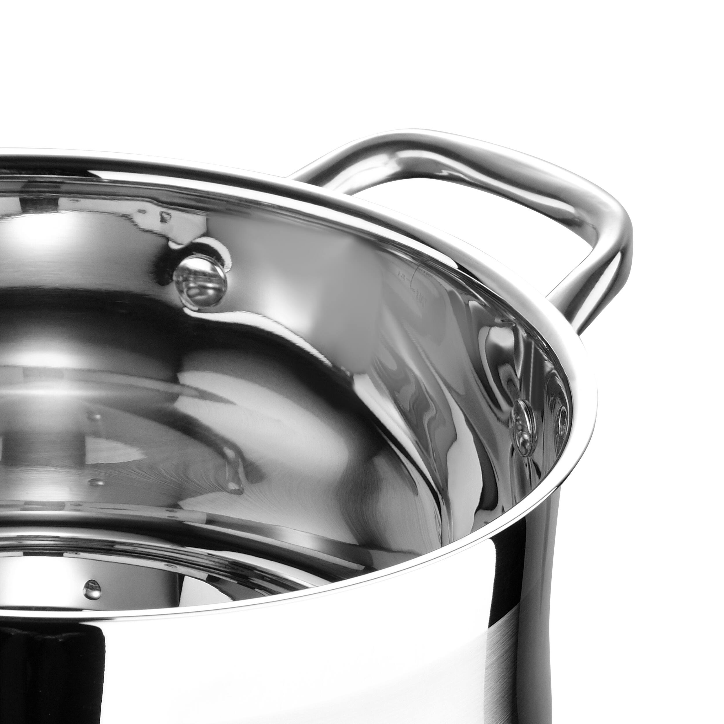 Bergner 10Piece Stainless Steel Dishwasher Safe Induction Ready Set On Sale Bed Bath