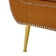 preview thumbnail 48 of 65, Armed Ottoman Bench PU Leather Bench Button Tufted Sofa Stool Bench Footrest Stoolfor Entryway, Living Room and Window