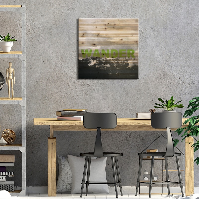 Bold Adventures III Print On Wood by Laura Marshall - Multi-Color