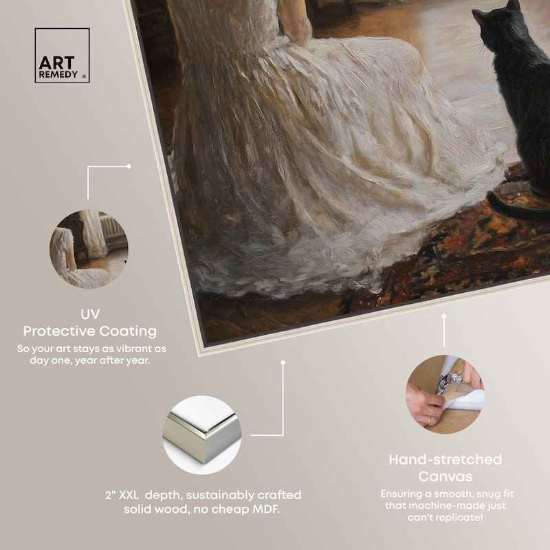 Her Faithful Companion Canvas by Art Remedy