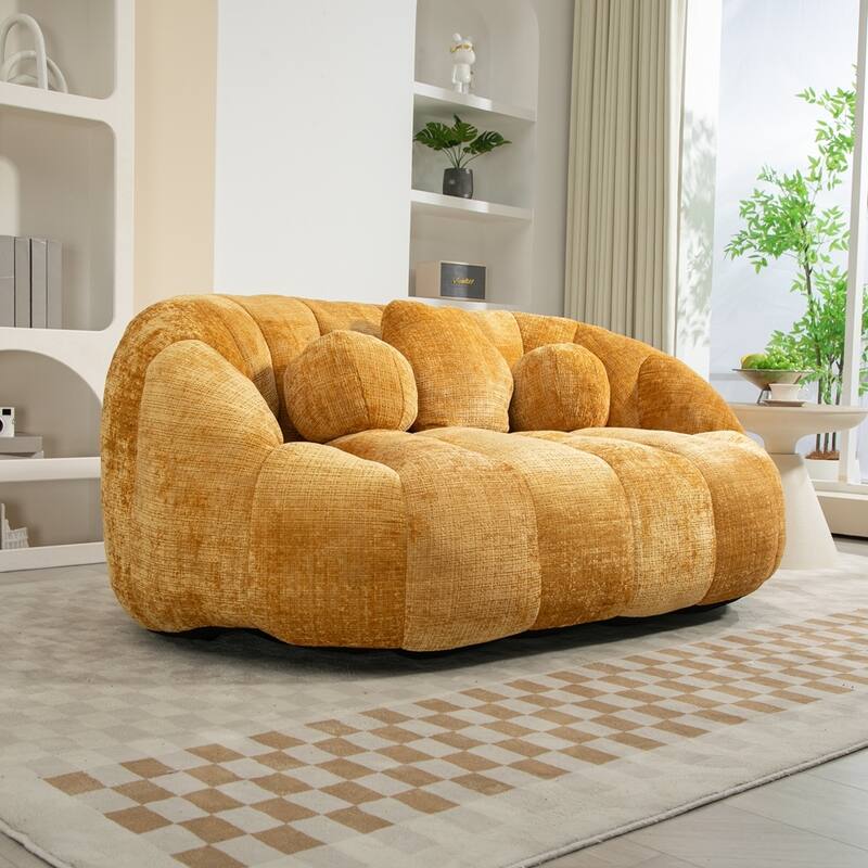Lounger Bean Bag Chair With 3 Pillows