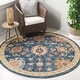 preview thumbnail 1 of 12, SAFAVIEH Handmade Blossom Yvanna French Country Floral Wool Rug
