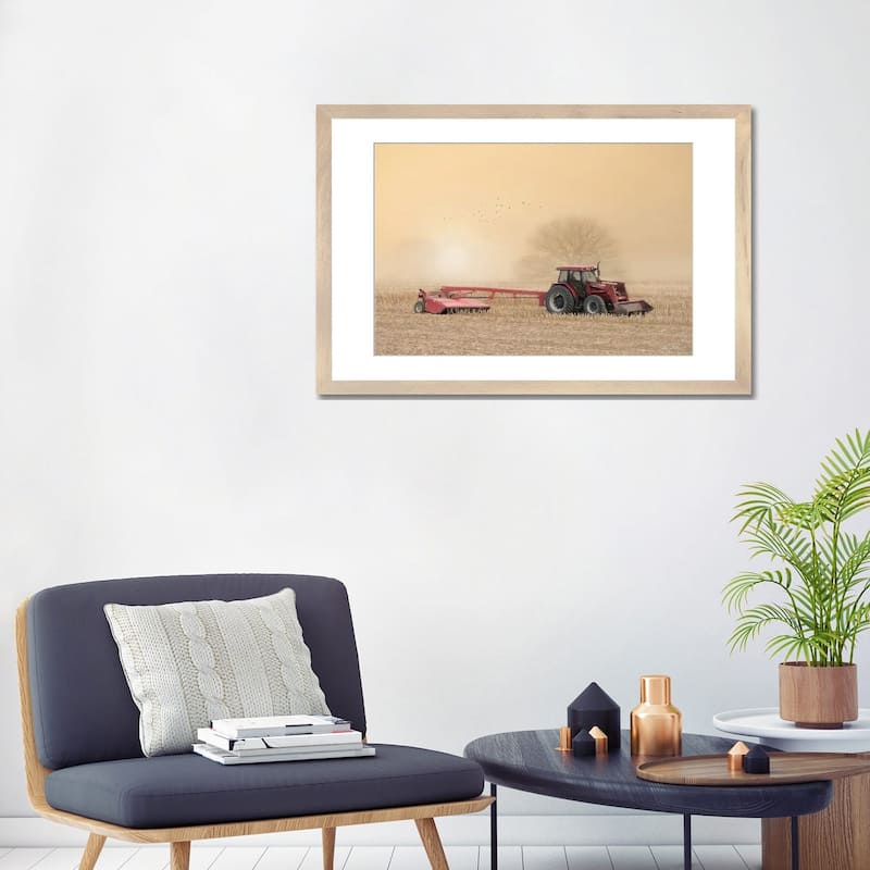 iCanvas "Foggy Morning In The Field" by Lori Deiter