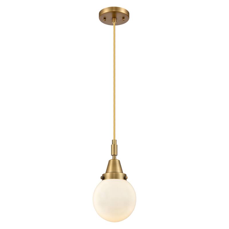Innovations Lighting 447-1P-G201-6 Beacon 6" Wide Mini Pendant with