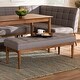 preview thumbnail 2 of 18, Sanford Mid-Century Modern Dining Bench