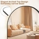 preview thumbnail 54 of 74, Modern Arched Full Length Aluminum Alloy Floor Mirror Standing Mirror