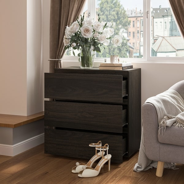 space saving dresser 6 Drawer Each generously sized drawer provides concealed storage for clothing 49.2"W Dresser with Hanging Rack