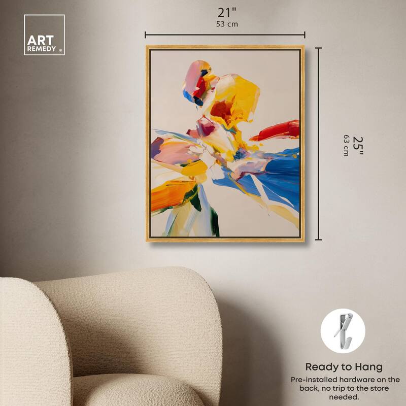 Flippant Bloom I Canvas by Art Remedy