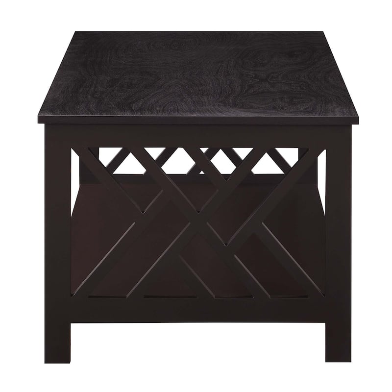 Convenience Concepts Titan Coffee Table with Shelf