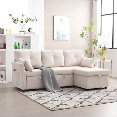 Modular Sectional Sofa L Shaped Modular Couch with Reversible Chaise