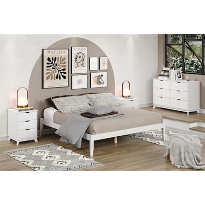 Purcell Solid Wood Platform Bed Frame