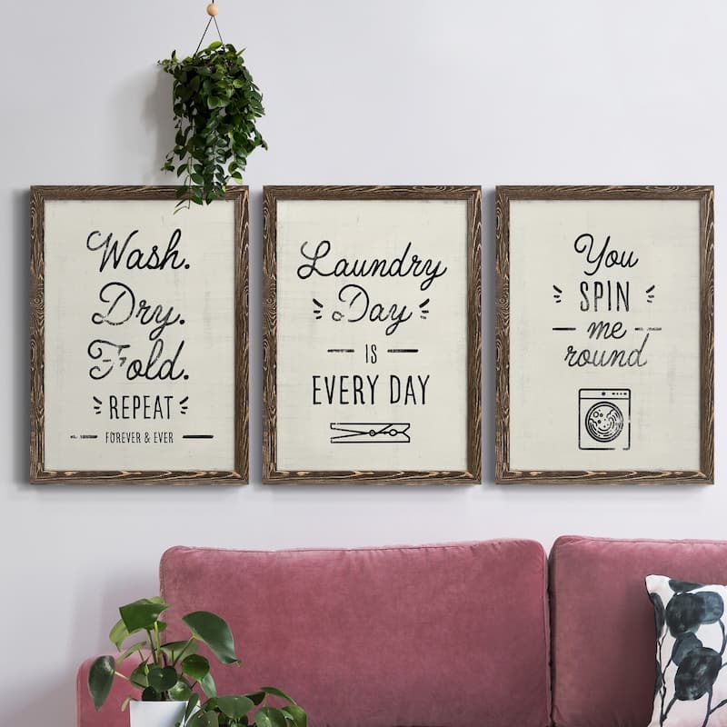 Laundry Room I-Premium Framed Canvas - Ready to Hang - Multi-Color