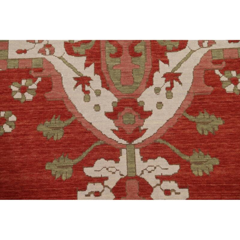 Traditional Heriz Serapi Turkish Oriental Area Rug Wool Hand-knotted - 9'9" x 13'0"