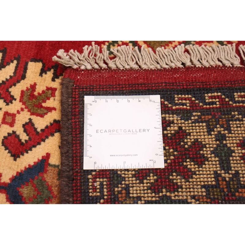 ECARPETGALLERY Hand-knotted Kargahi Red Wool Rug - 2'9 x 9'10