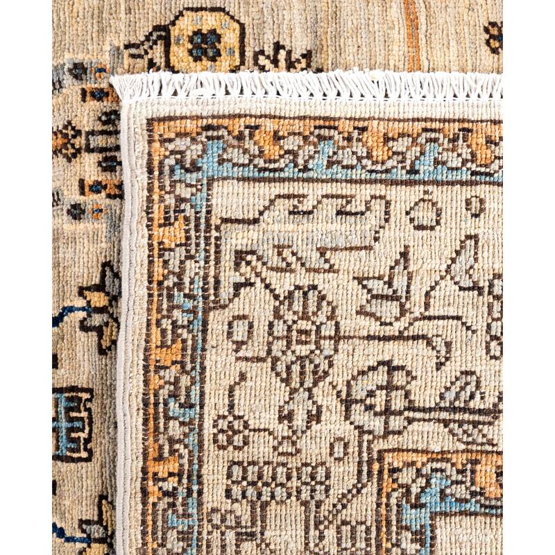 Serapi One-of-a-Kind Hand-Knotted Area Rug - Gray - 3' 11" x 6' 2"