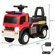 preview thumbnail 4 of 4, Kids 6V Battery Powered Electric Ride On Fire Truck