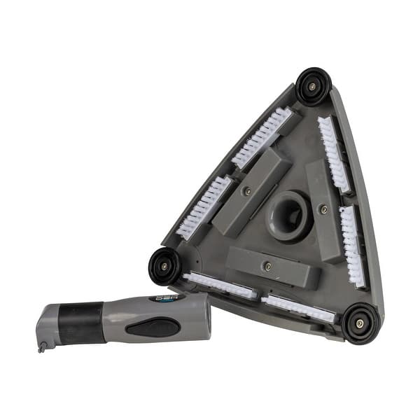 Triangular Weighted Pool Vacuum With Swivel Hose Connection And EZ Clip