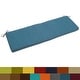 preview thumbnail 2 of 0, Patterned Indoor/Outdoor Bench Cushion (48-, 51-, or 54-inches wide)