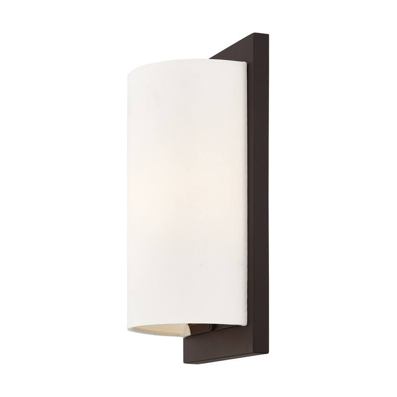 Livex Lighting 1-Light Bronze Wall Sconce, 50860-07 - 6" W 11" H 3.75" EXT