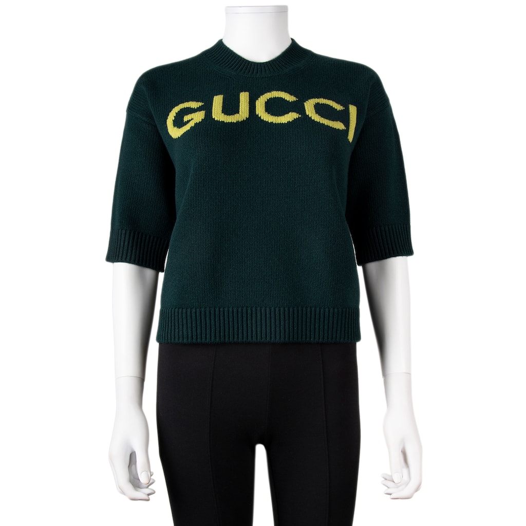 Gucci Soft Wool Top with Intarsia