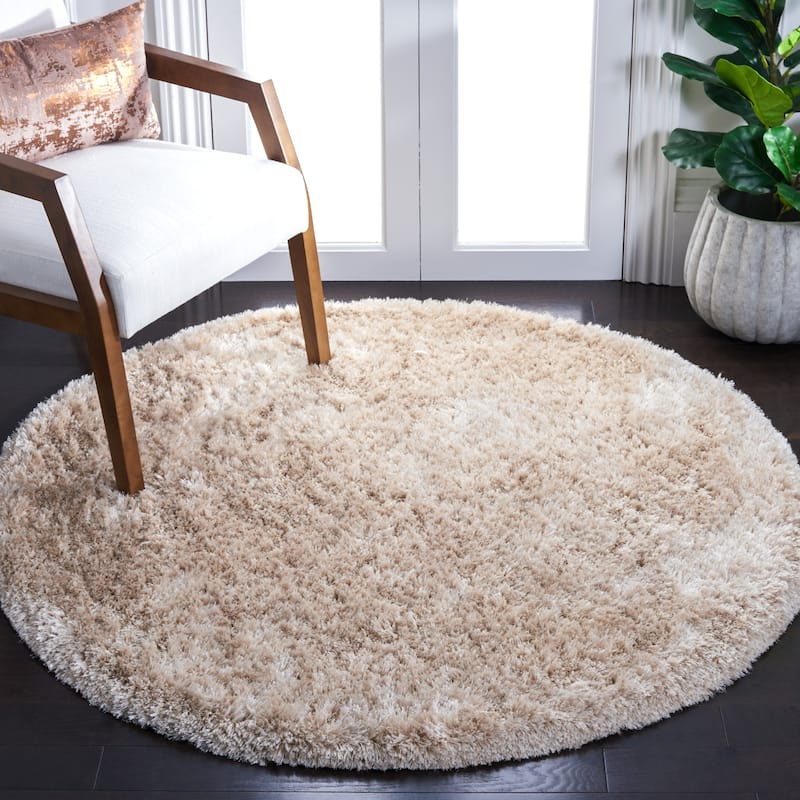 SAFAVIEH Handmade Toronto Shag Yasmine Polyester Rug