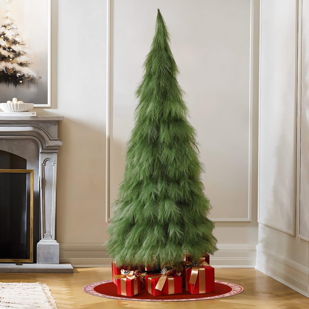 Holiday Artificial Pampas Grass Tree in Green