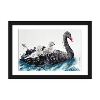 iCanvas "Joy Ride Swan" by Soo Beng Lim - Bed Bath & Beyond - 37380994