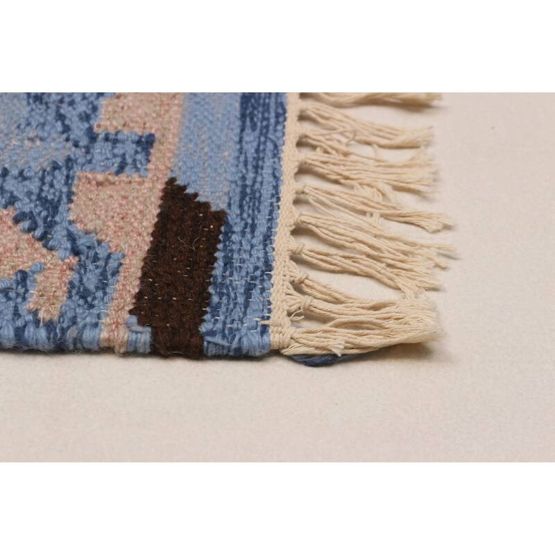 Ankara FW Blue Kilim 5'1" x 8'3" - 5'1 x 8'3