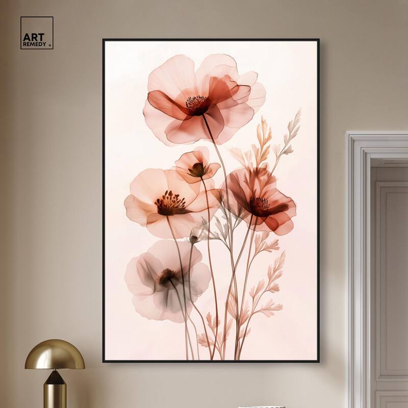 Petal Dye I Canvas by Art Remedy
