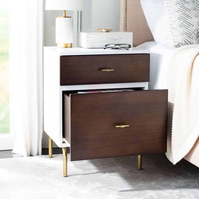 SAFAVIEH Genevieve 2-drawer Nightstand